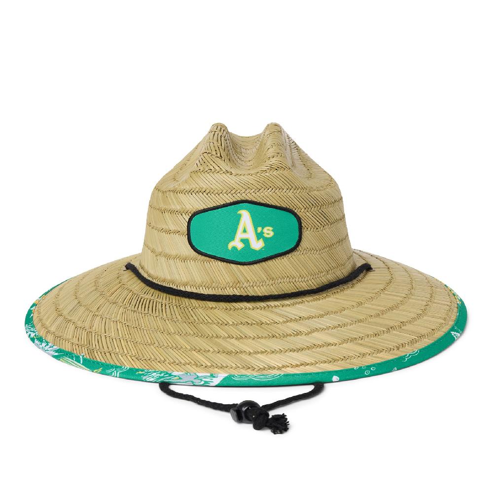 reyn spooner MLB® THE ATHLETICS COOPERSTOWN STRAW HAT