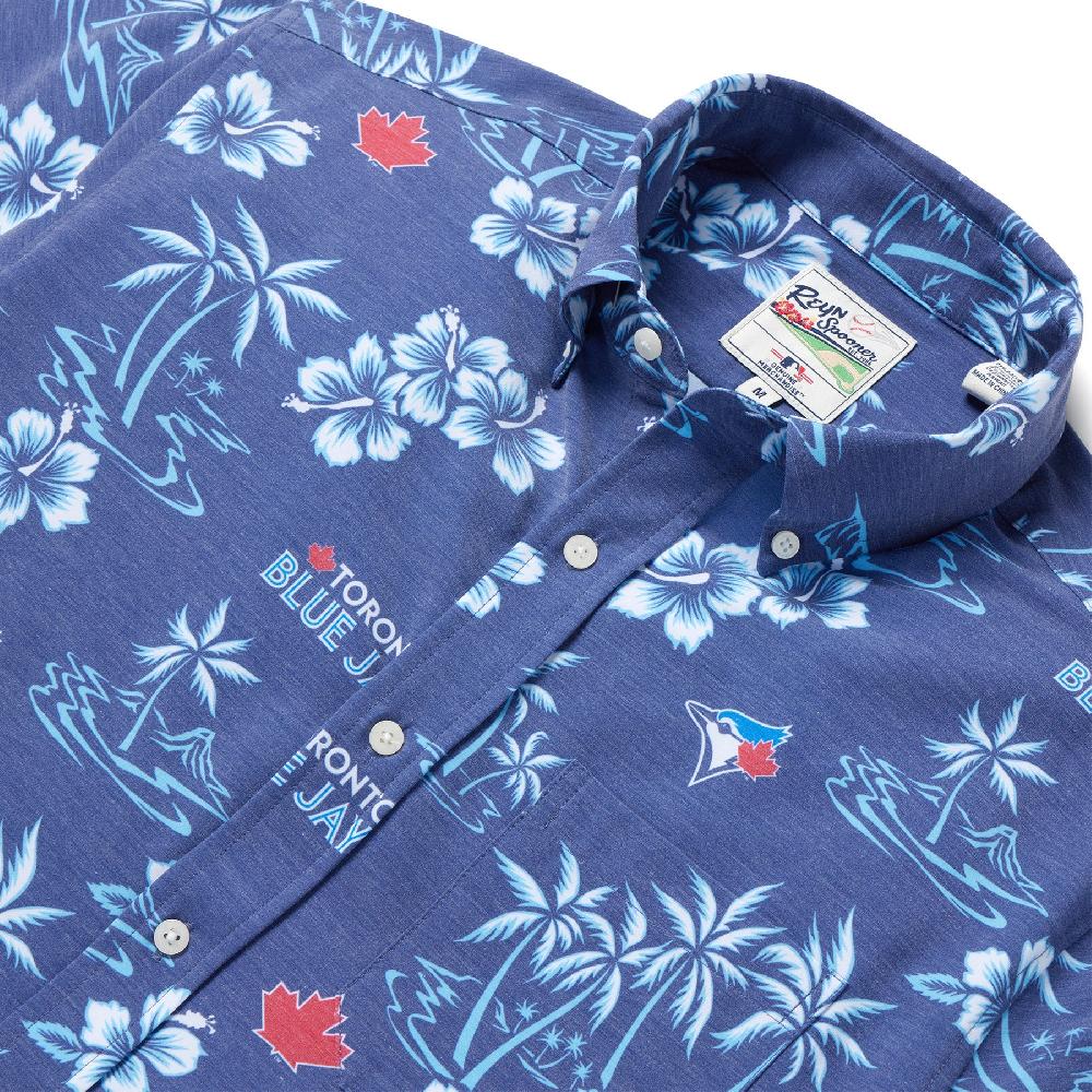 Reyn Spooner MLB® TORONTO BLUE JAYS GAME DAY PERFORMANCE BUTTON FRONT