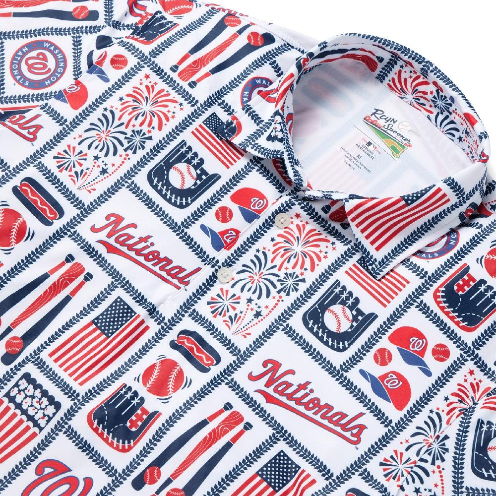 Reyn Spooner MLB® WASHINGTON NATIONALS AMERICANA PERFORMANCE POLO