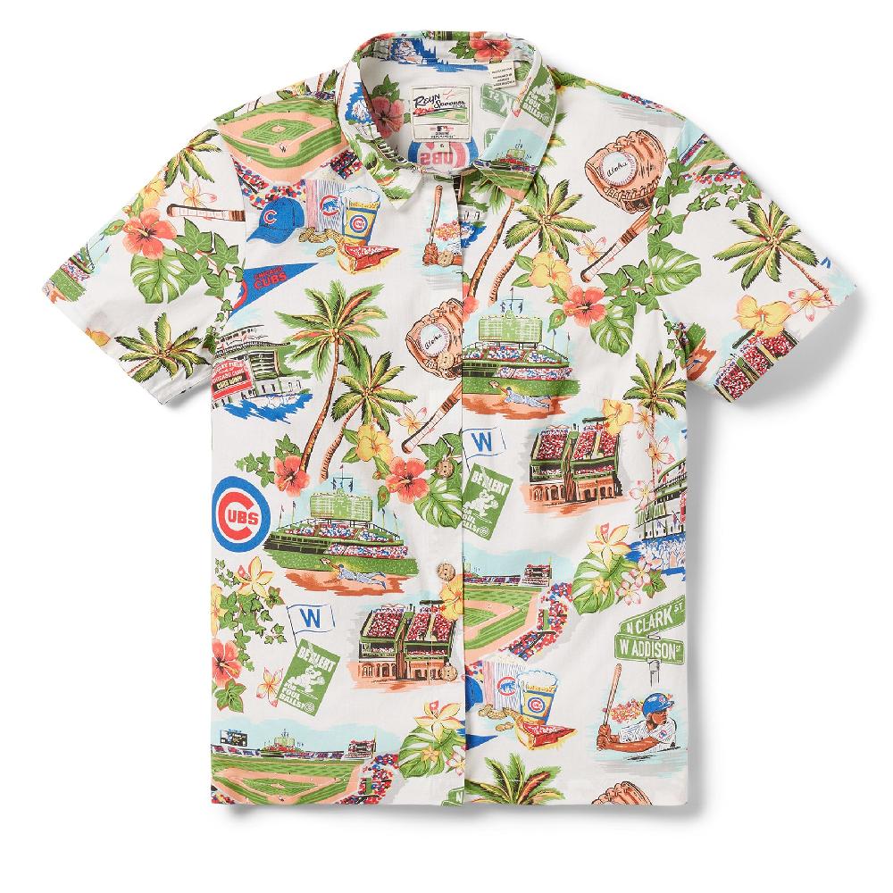 Reyn Spooner MLB® WOMEN'S CHICAGO CUBS SCENIC BUTTON FRONT