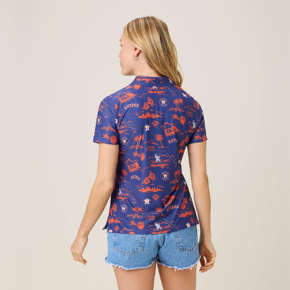 Reyn Spooner MLB® WOMEN'S HOUSTON ASTROS HOMETOWN PERFORMANCE POLO