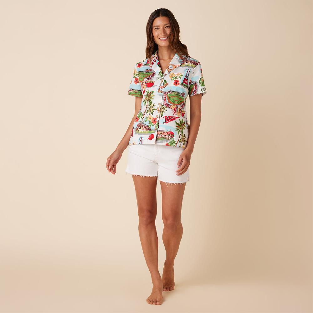 Reyn Spooner MLB® WOMEN'S LOS ANGELES ANGELS SCENIC CAMP SHIRT