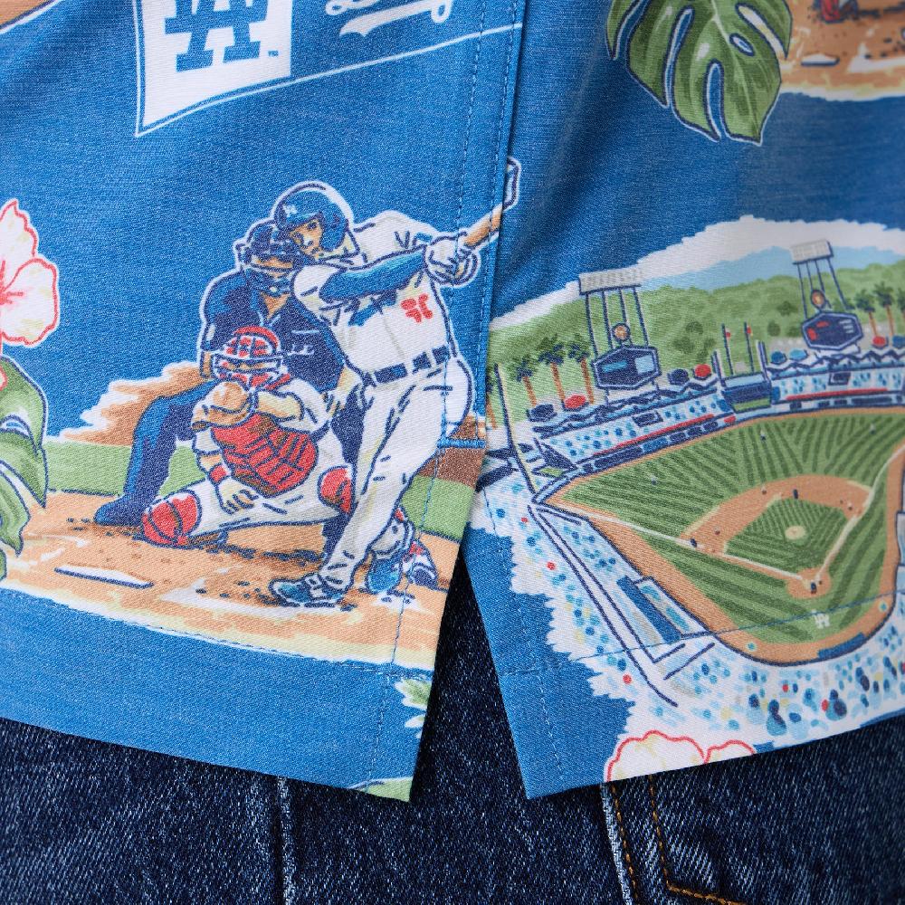 Reyn Spooner MLB® WOMEN'S LOS ANGELES DODGERS SCENIC PERFORMANCE BUTTON FRONT