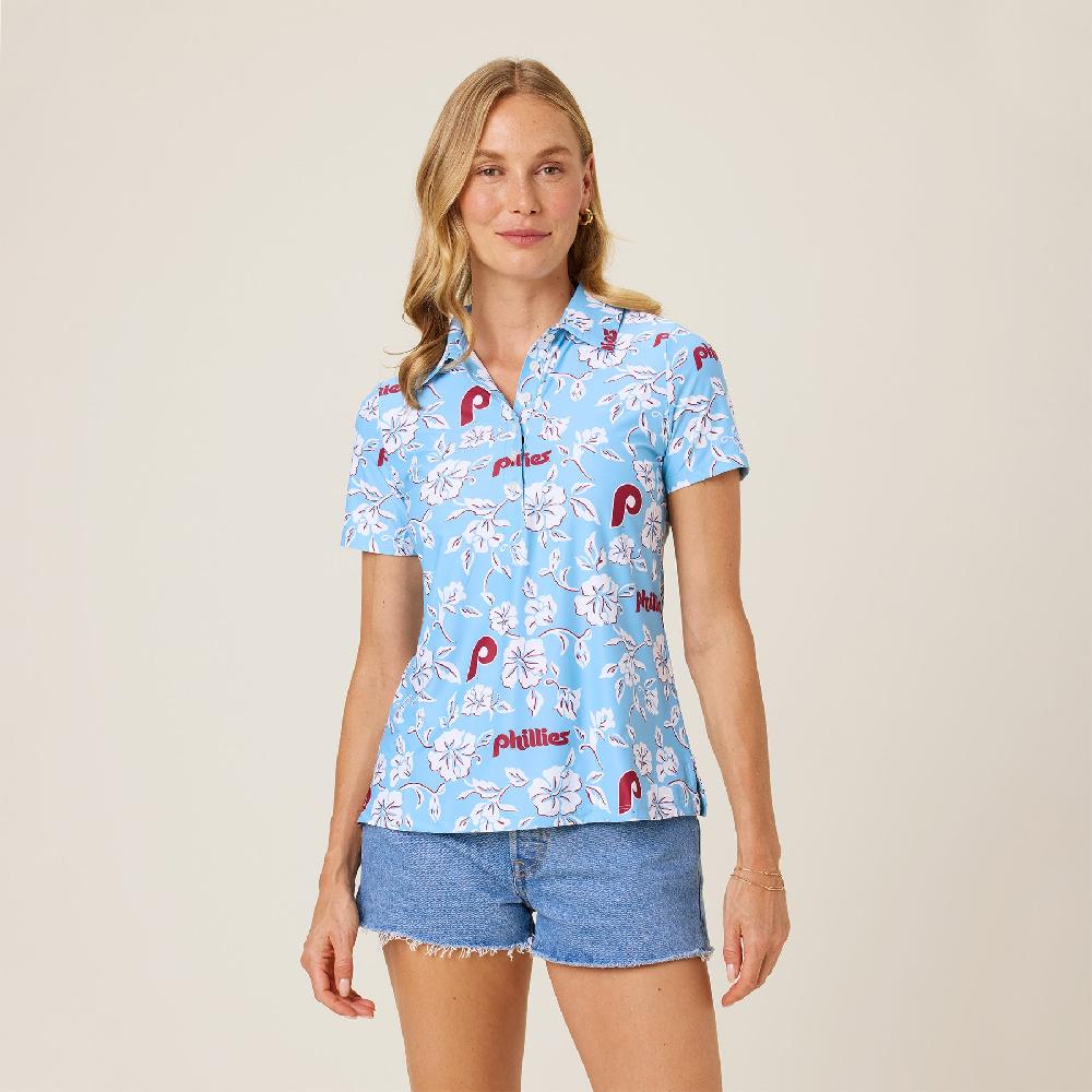 Reyn Spooner MLB® WOMEN'S PHILADELPHIA PHILLIES COOPERSTOWN PERFORMANCE POLO