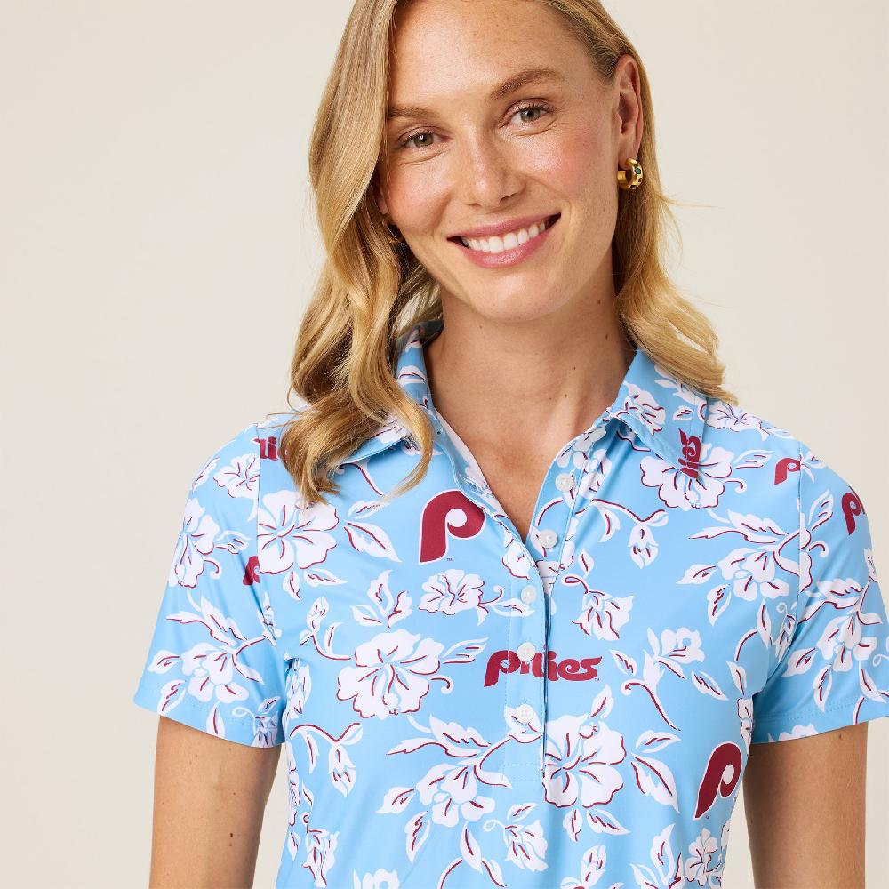 Reyn Spooner MLB® WOMEN'S PHILADELPHIA PHILLIES COOPERSTOWN PERFORMANCE POLO