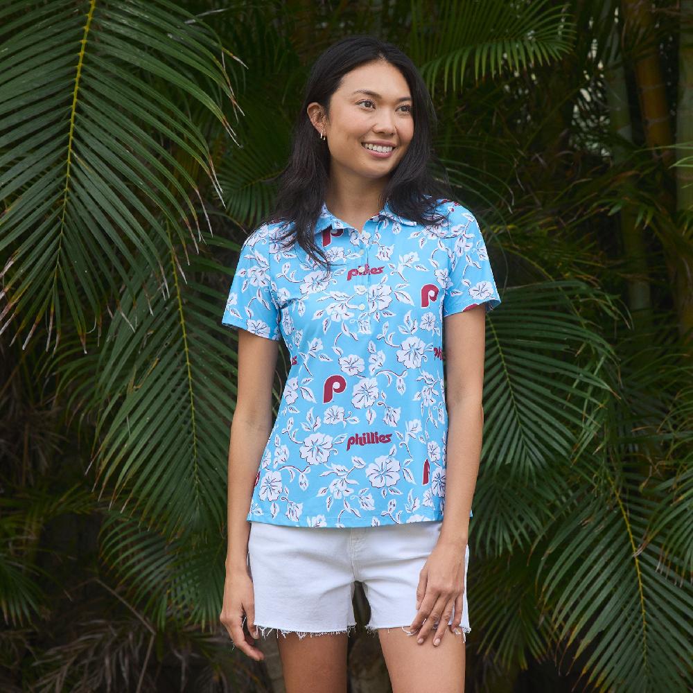 reyn spooner MLB® WOMEN'S PHILADELPHIA PHILLIES COOPERSTOWN PERFORMANCE POLO