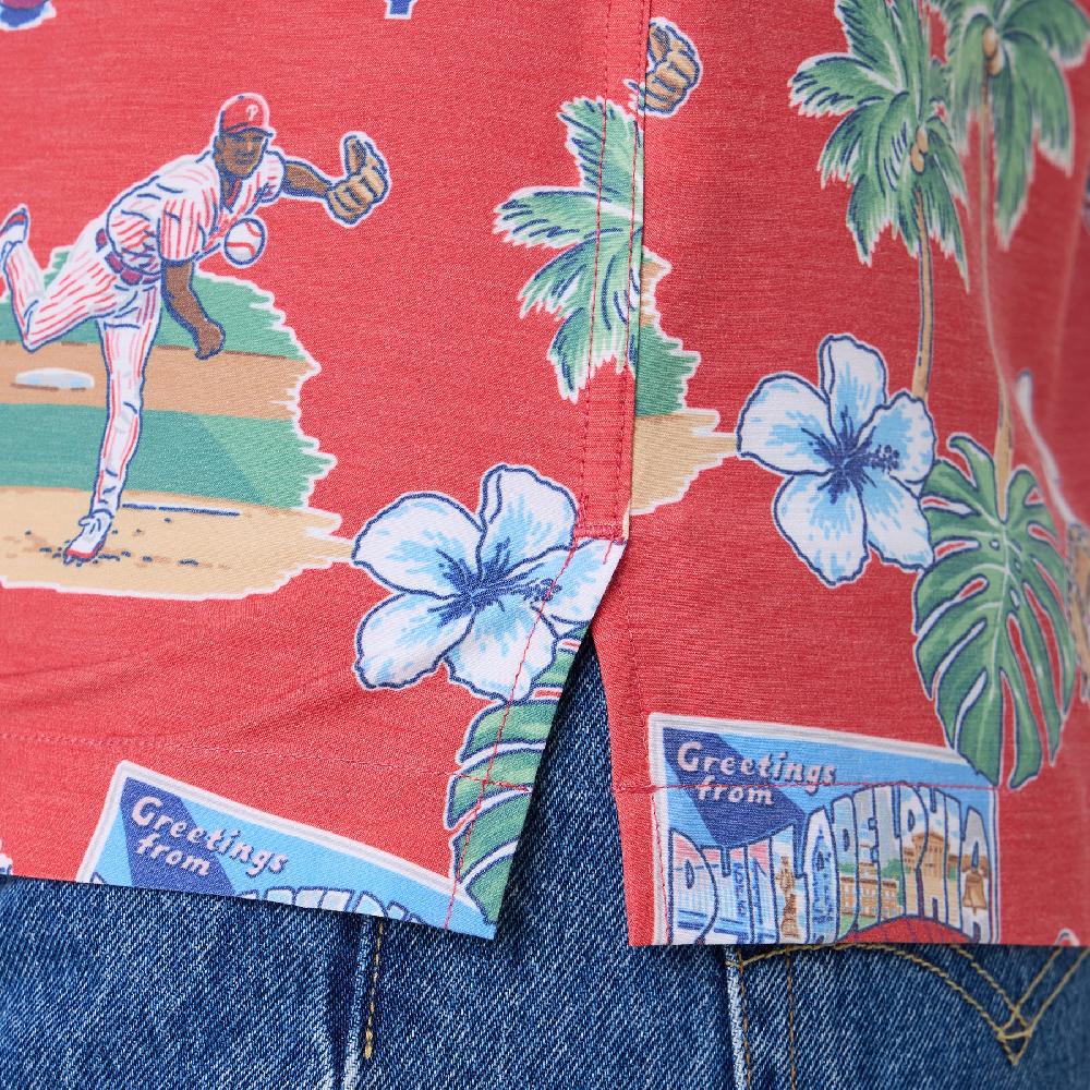 Reyn Spooner MLB® WOMEN'S PHILADELPHIA PHILLIES SCENIC PERFORMANCE BUTTON FRONT