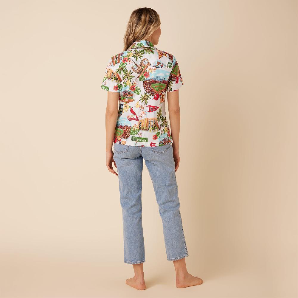 Reyn Spooner MLB® WOMEN'S ST. LOUIS CARDINALS SCENIC CAMP SHIRT