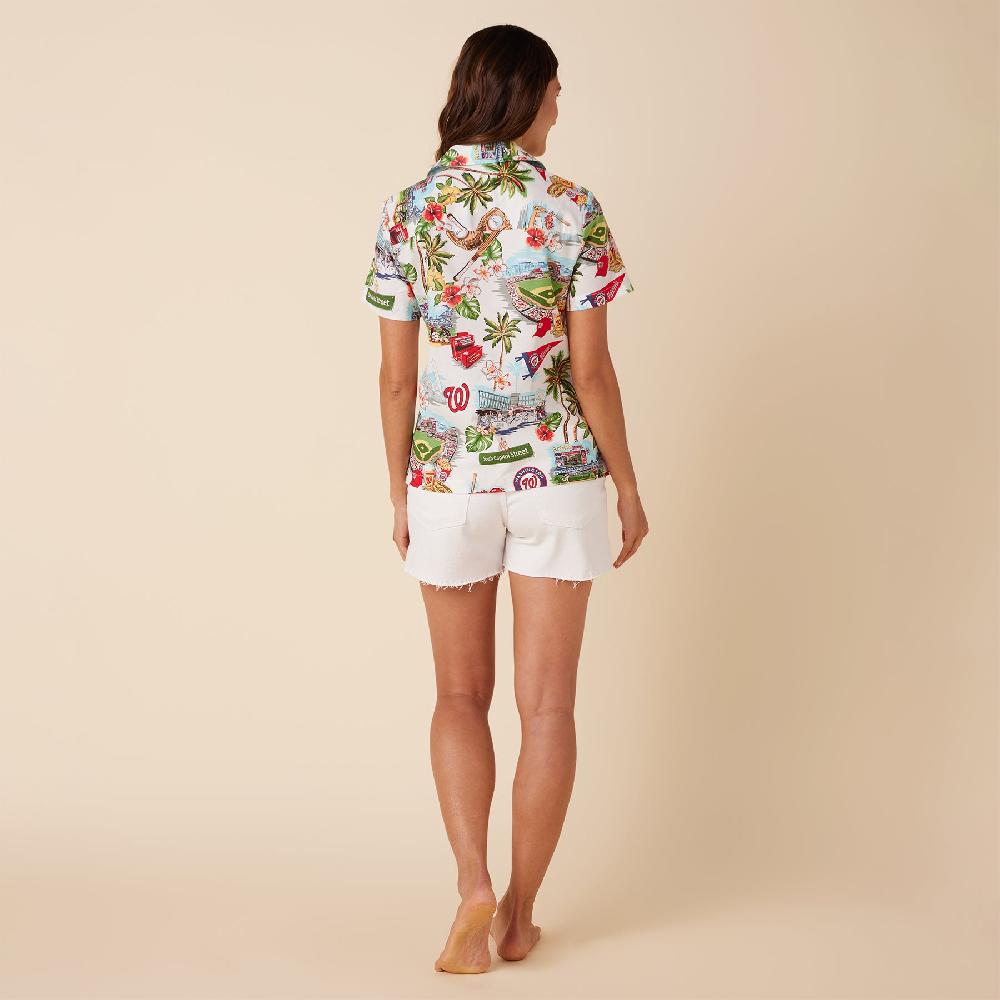 Reyn Spooner MLB® WOMEN'S WASHINGTON NATIONALS SCENIC CAMP SHIRT