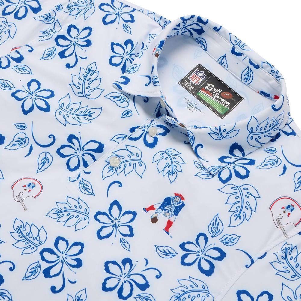 Reyn Spooner NEW ENGLAND PATRIOTS THROWBACK PERFORMANCE POLO