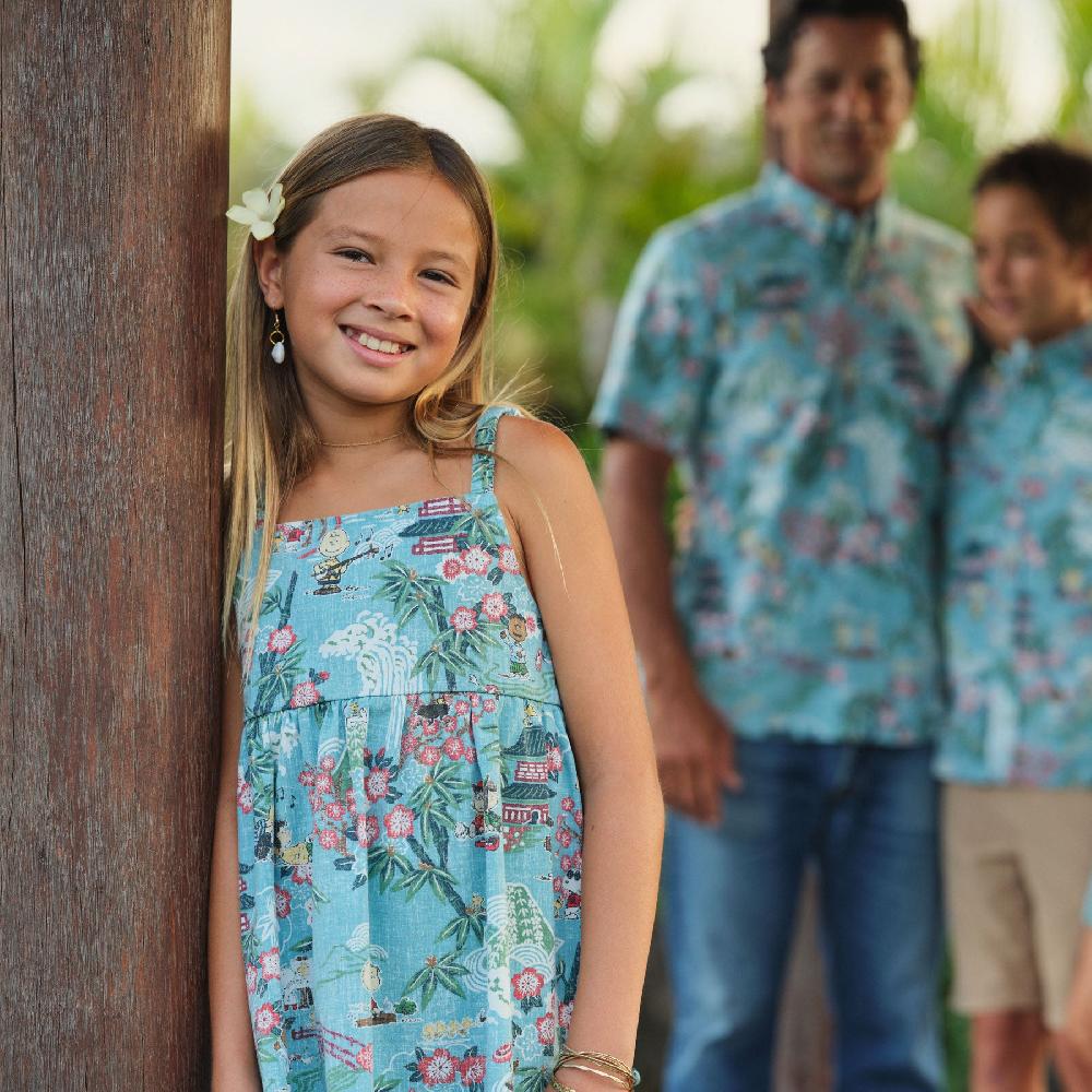 Reyn Spooner PEANUTS® IN JAPAN LILY GIRLS SUNDRESS
