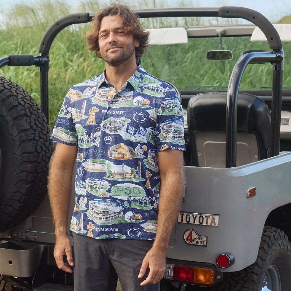 Reyn Spooner PENNSYLVANIA STATE UNIVERSITY SCENIC PERFORMANCE POLO