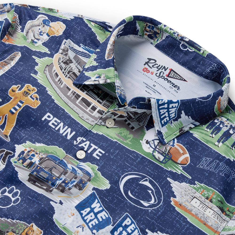 Reyn Spooner PENNSYLVANIA STATE UNIVERSITY SCENIC PERFORMANCE POLO