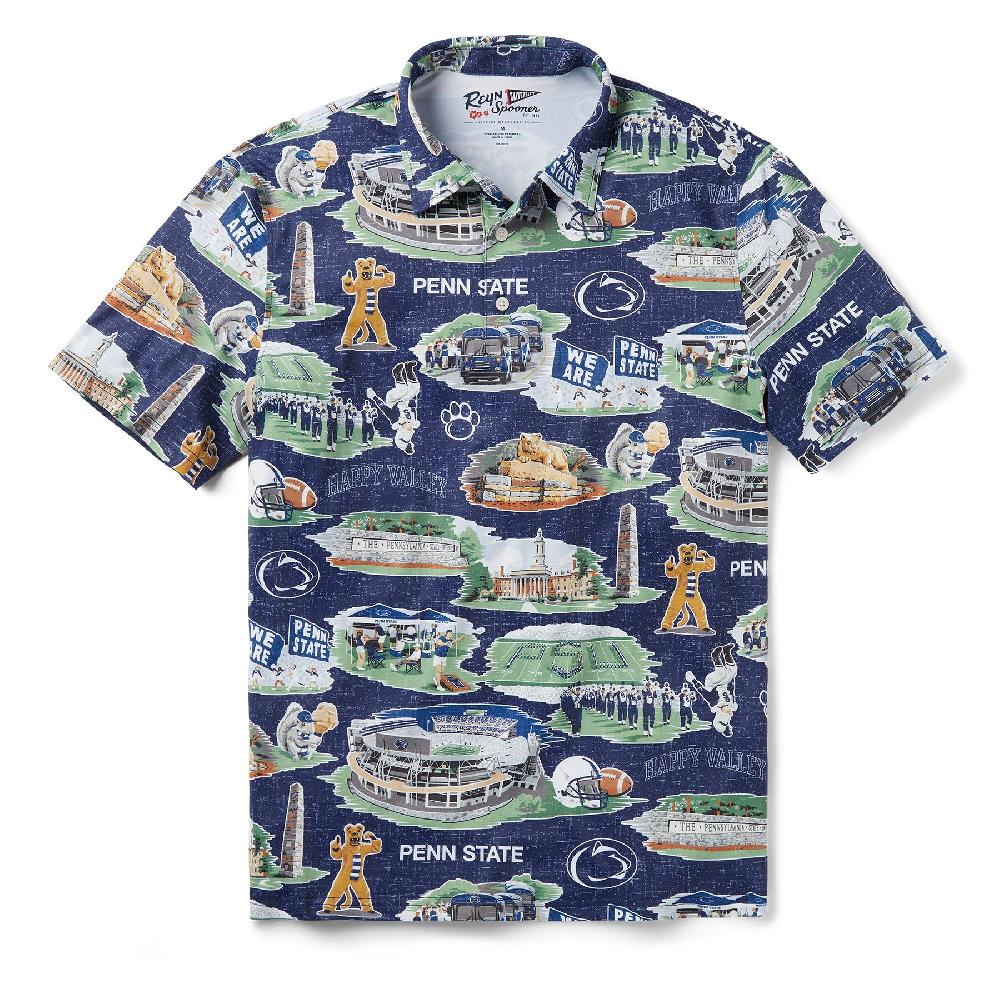 Reyn Spooner PENNSYLVANIA STATE UNIVERSITY SCENIC PERFORMANCE POLO