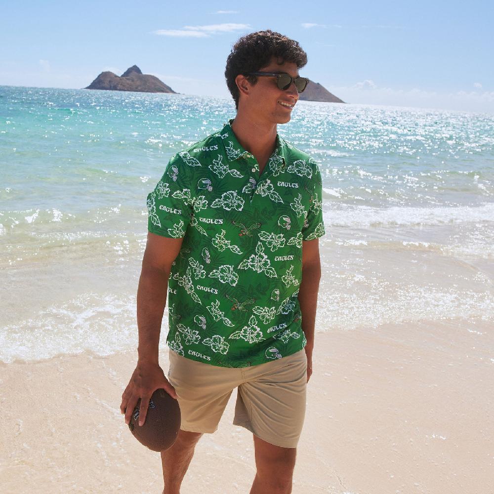Reyn Spooner PHILADELPHIA EAGLES THROWBACK PERFORMANCE POLO
