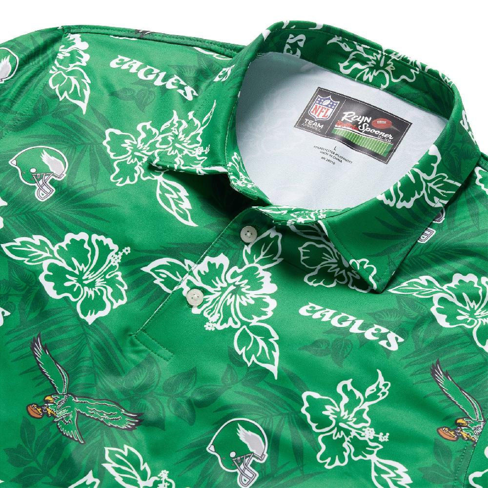 Reyn Spooner PHILADELPHIA EAGLES THROWBACK PERFORMANCE POLO