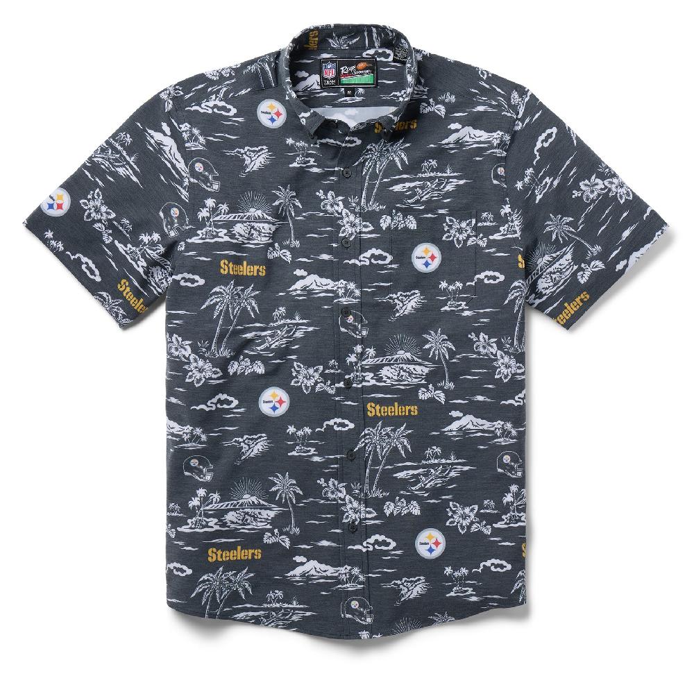 reyn spooner PITTSBURGH STEELERS GAME DAY PERFORMANCE BUTTON FRONT