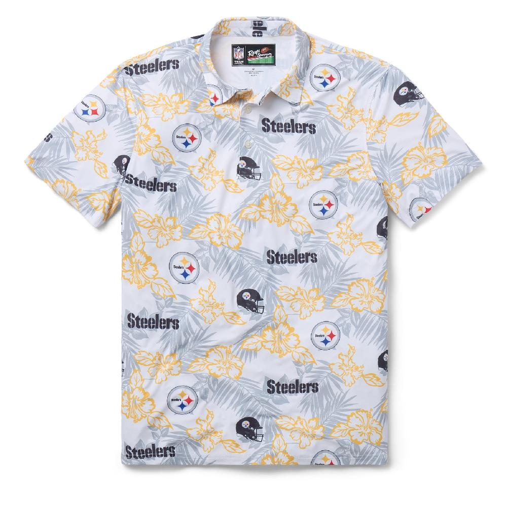 reyn spooner PITTSBURGH STEELERS GAME DAY PERFORMANCE POLO