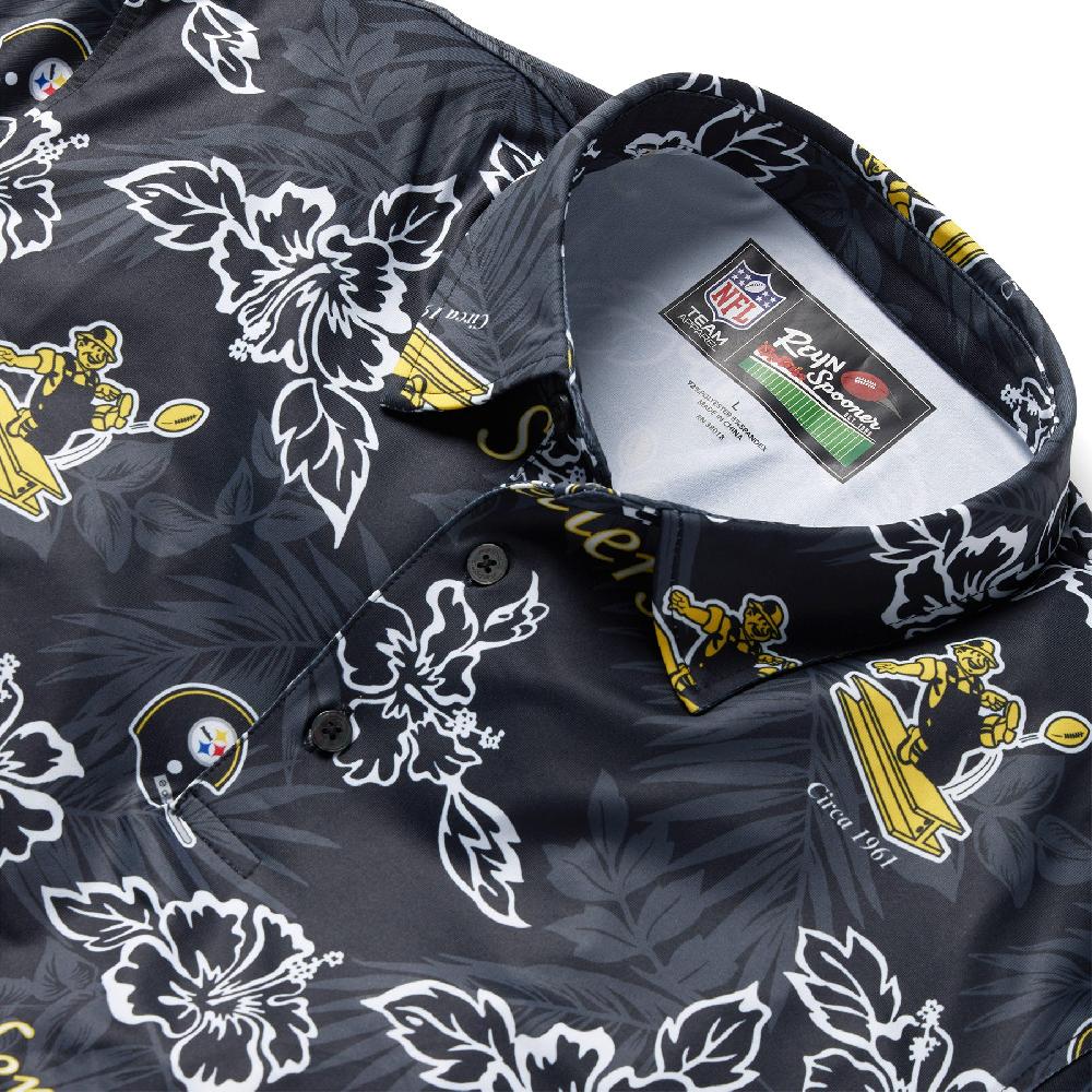 Reyn Spooner PITTSBURGH STEELERS THROWBACK PERFORMANCE POLO