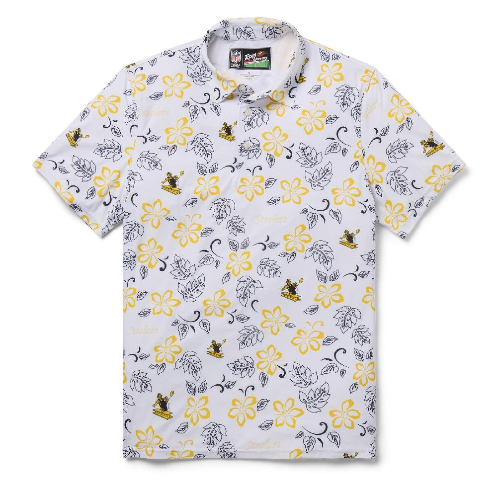 reyn spooner PITTSBURGH STEELERS THROWBACK PERFORMANCE POLO