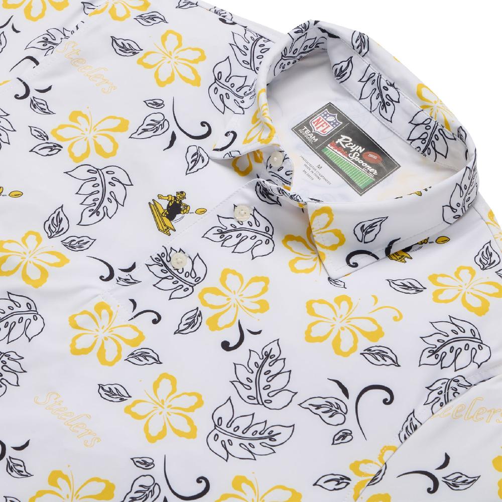 Reyn Spooner PITTSBURGH STEELERS THROWBACK PERFORMANCE POLO