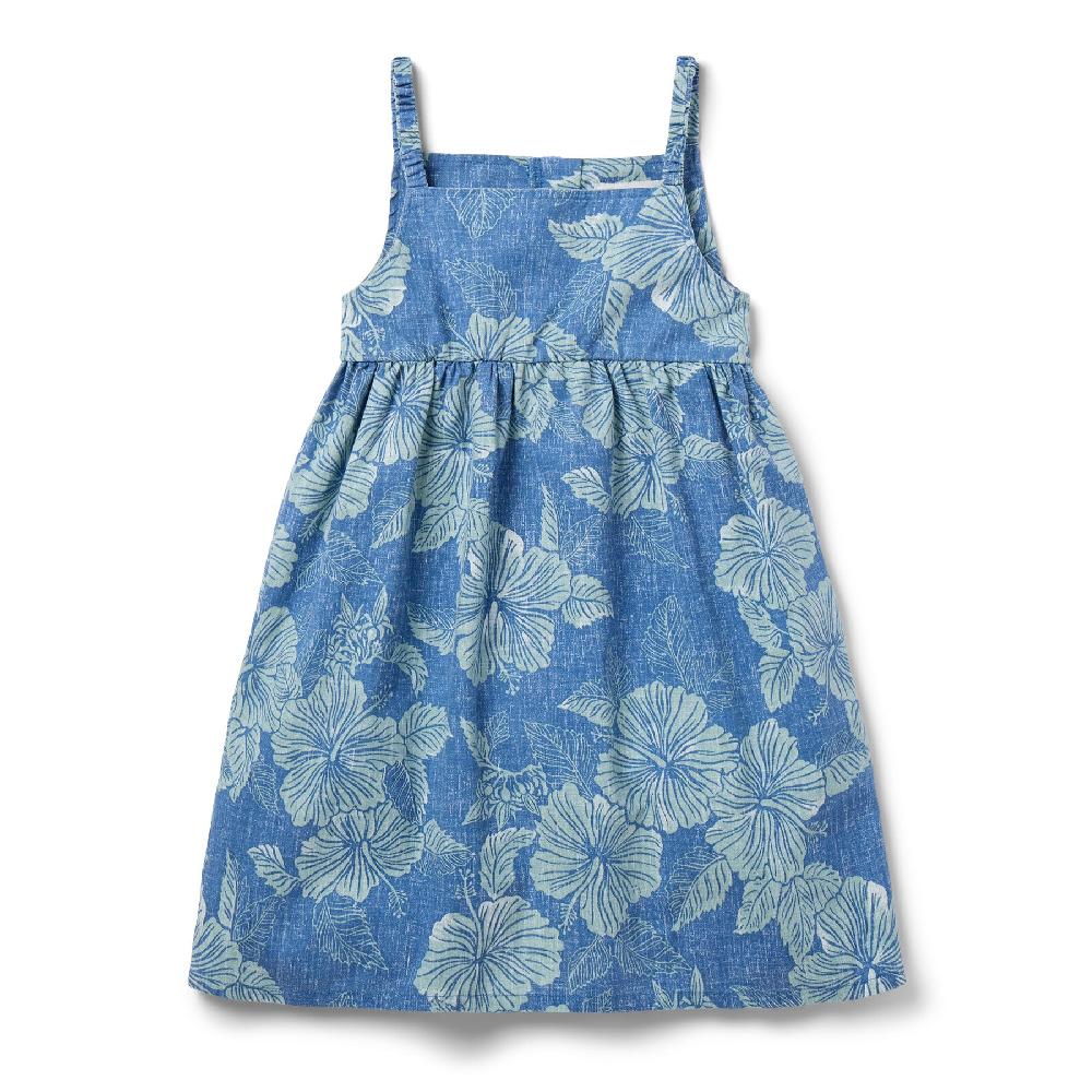 reyn spooner ALOHA BISCUS LILY GIRLS SUNDRESS