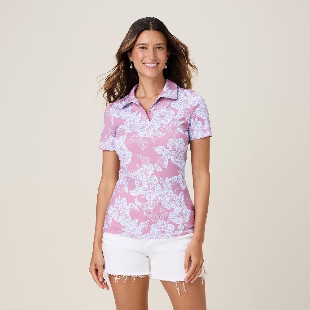 reyn spooner ALOHA BISCUS MCKENNA PERFORMANCE POLO