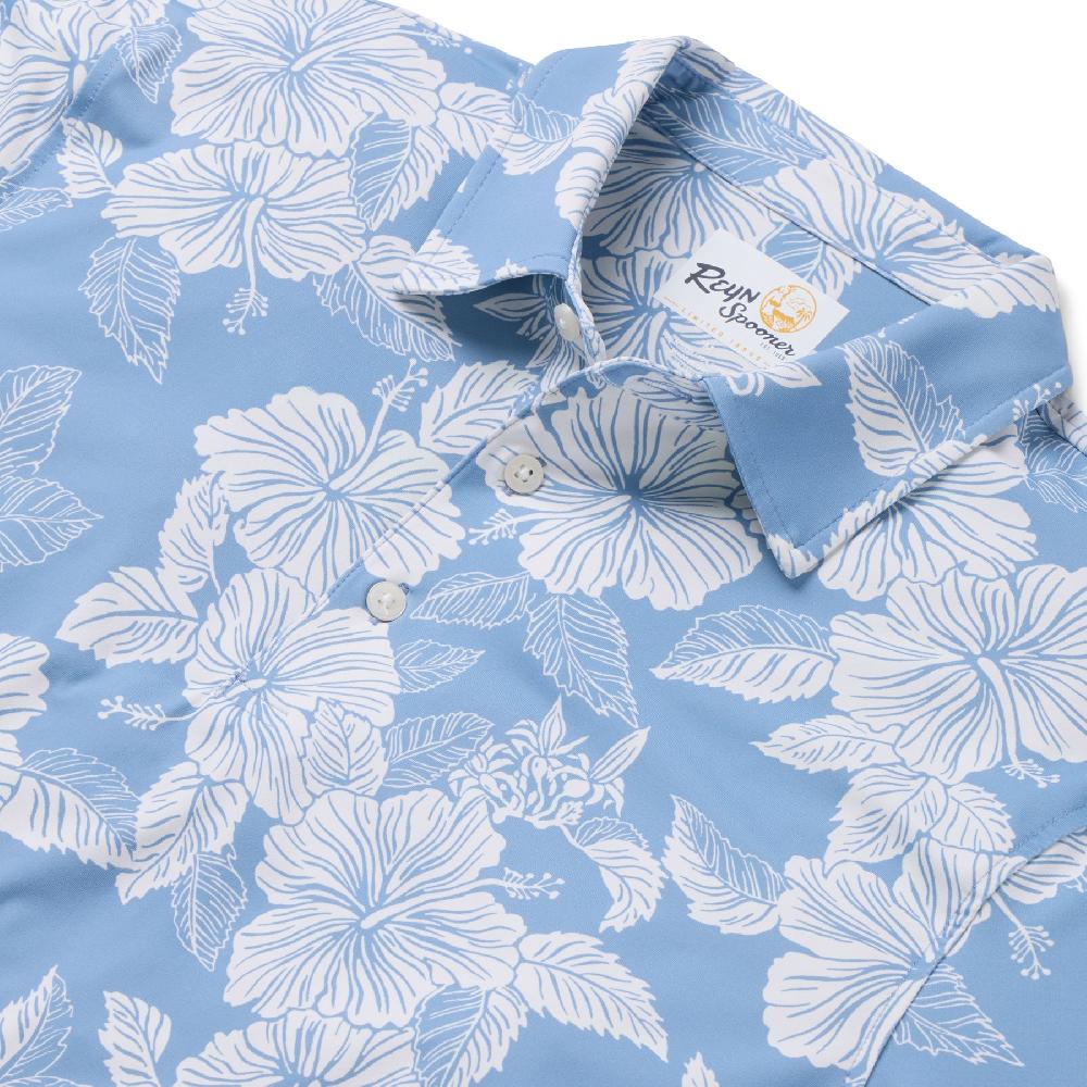 Reyn Spooner ALOHA BISCUS PERFORMANCE POLO