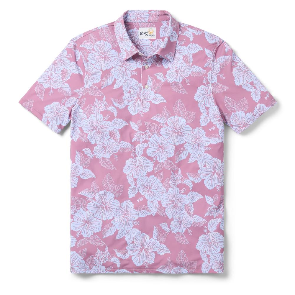 Reyn Spooner ALOHA BISCUS PERFORMANCE POLO
