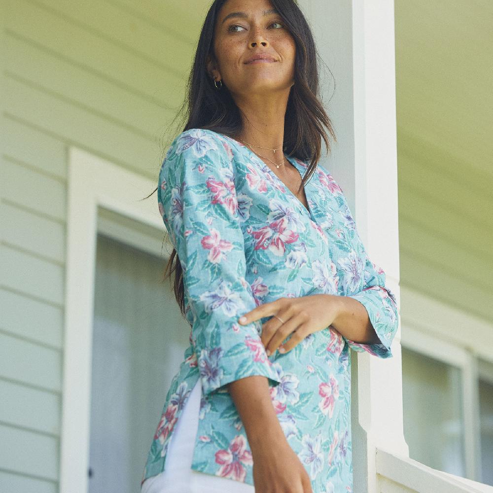 Reyn Spooner BANZAI BISCUS TUNIC