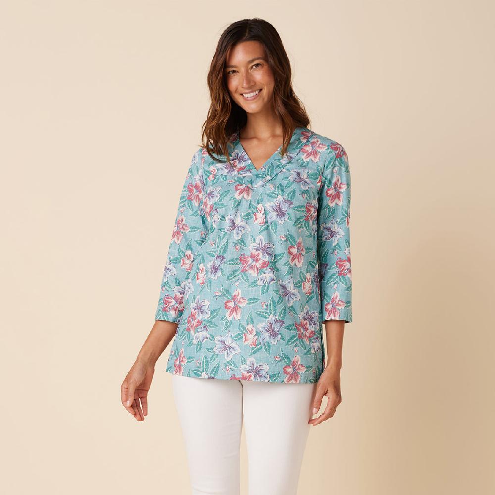 reyn spooner BANZAI BISCUS TUNIC