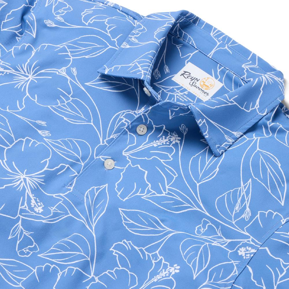 Reyn Spooner BIG BLOOMS PERFORMANCE POLO