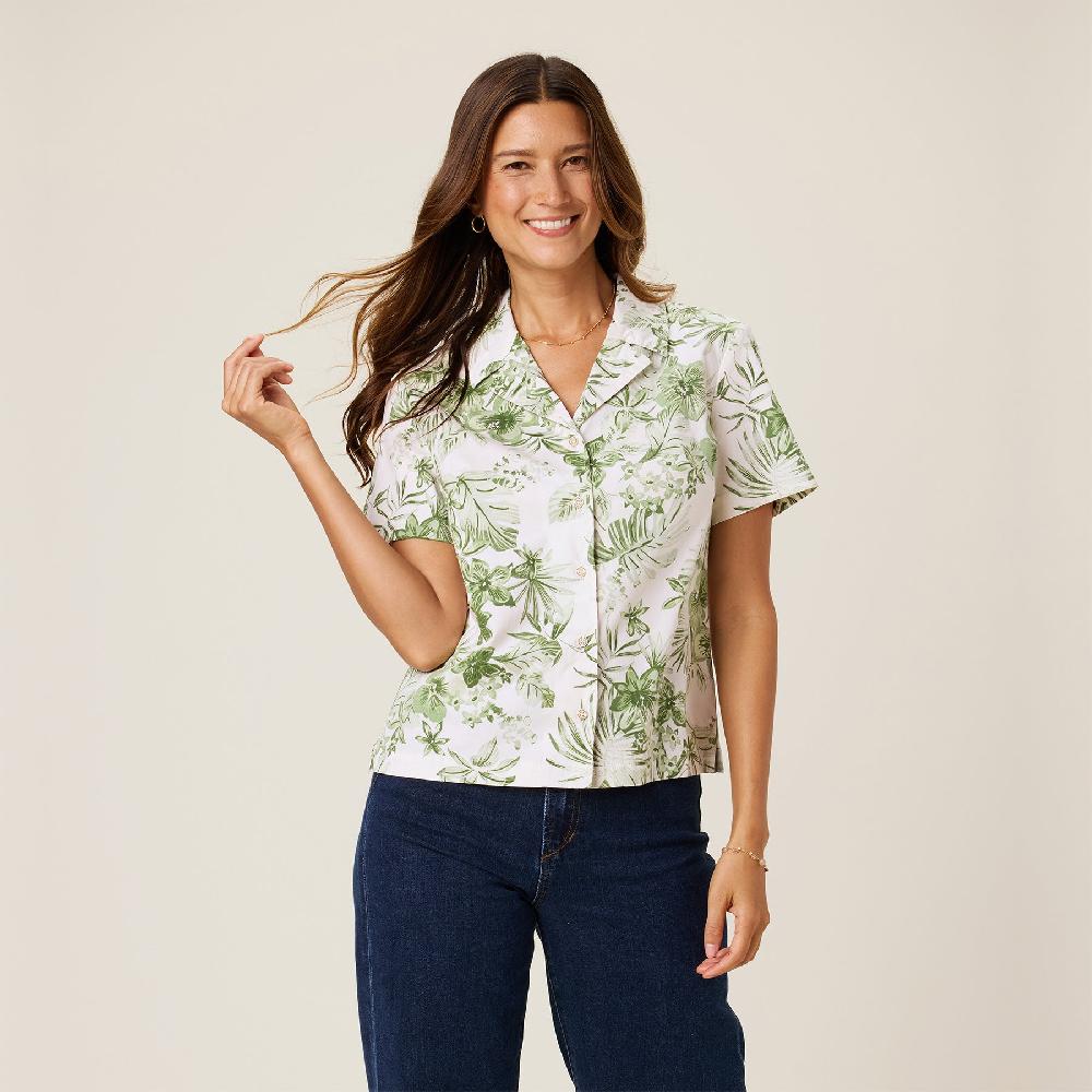 Reyn Spooner BREEZY BISCUS FINLEY TOP