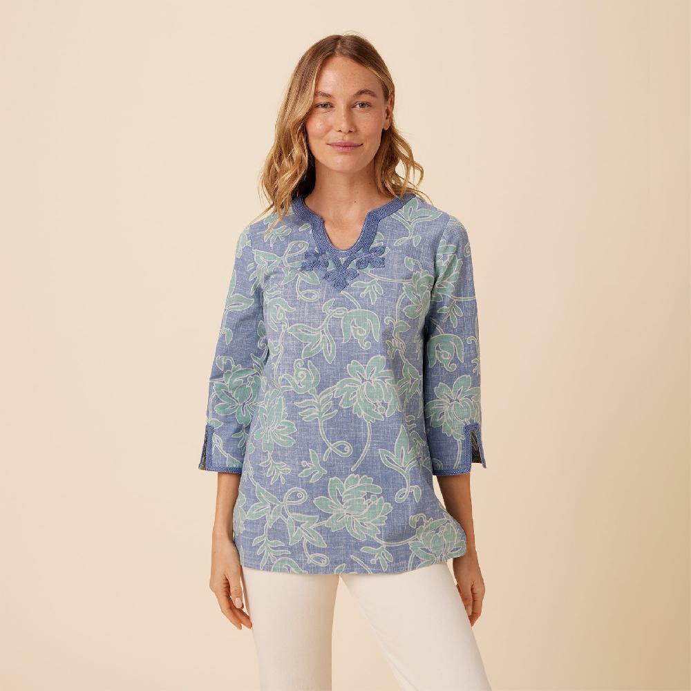 reyn spooner CLASSIC PAREAU SOUTACHE TUNIC