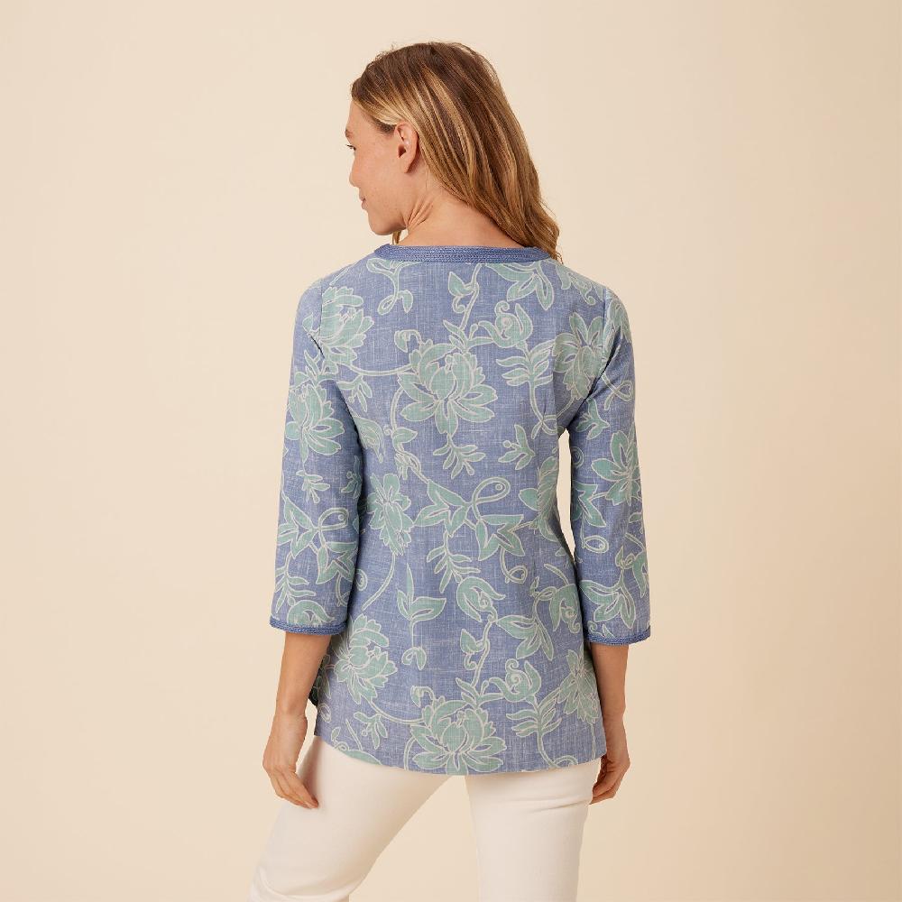 Reyn Spooner CLASSIC PAREAU SOUTACHE TUNIC