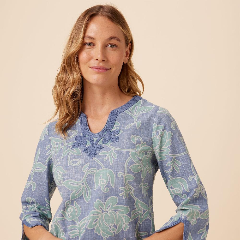 Reyn Spooner CLASSIC PAREAU SOUTACHE TUNIC