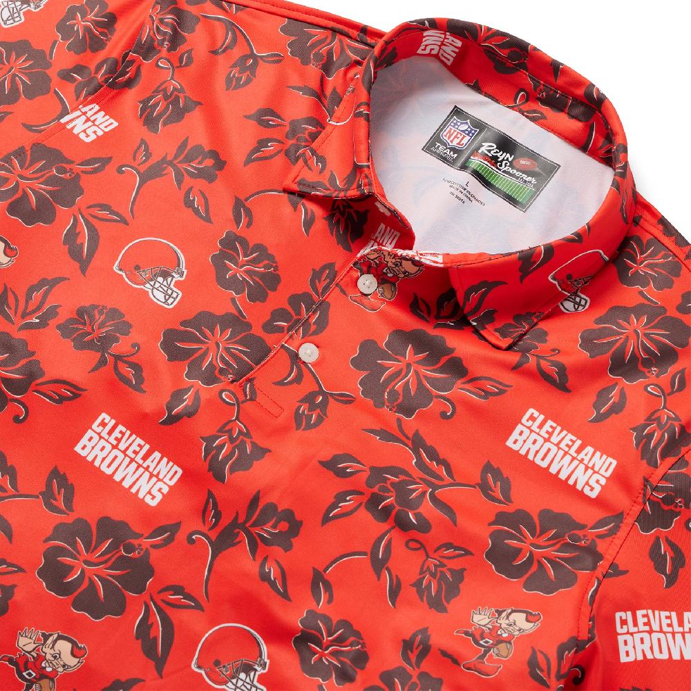 Reyn Spooner CLEVELAND BROWNS PUA PERFORMANCE POLO