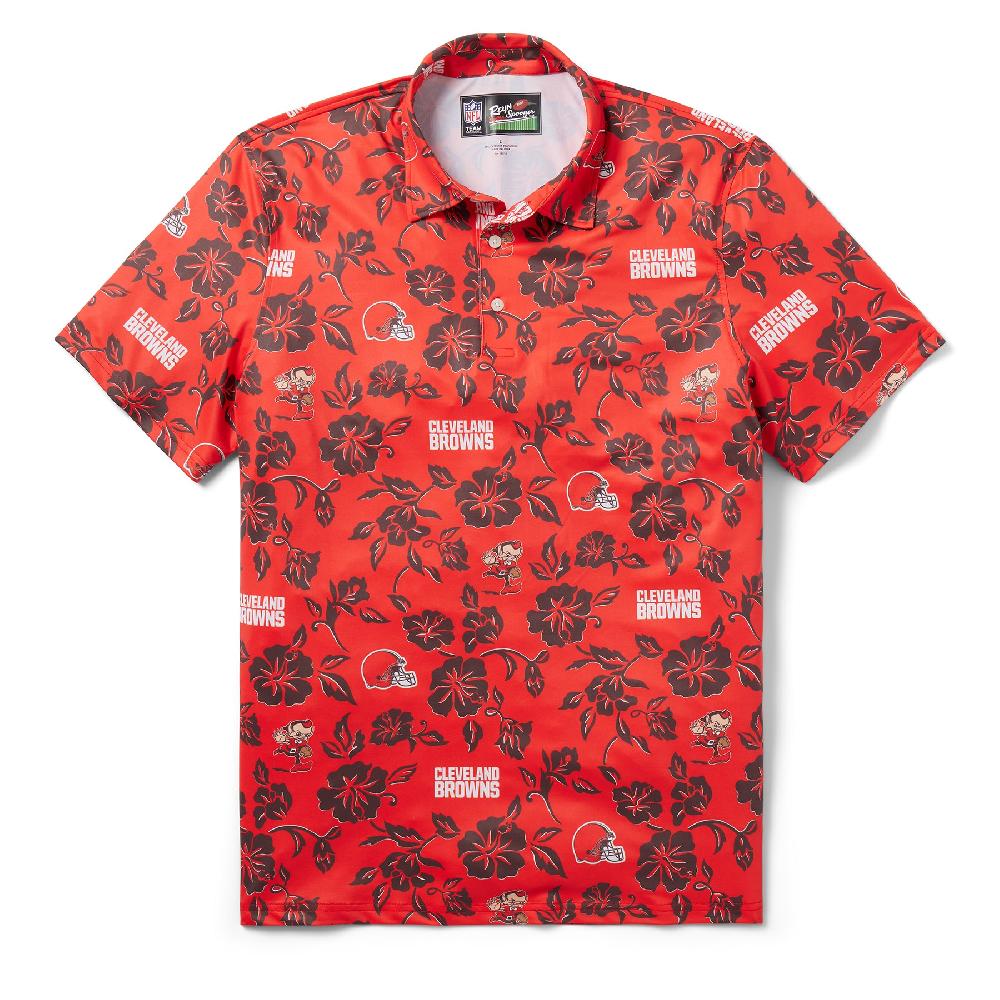 reyn spooner CLEVELAND BROWNS PUA PERFORMANCE POLO