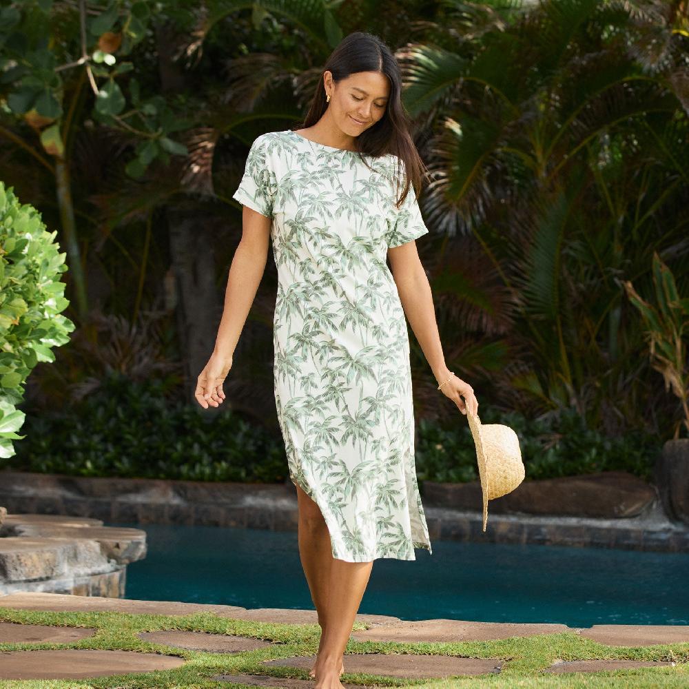 reyn spooner DREAMY PALMS AVERY DRESS
