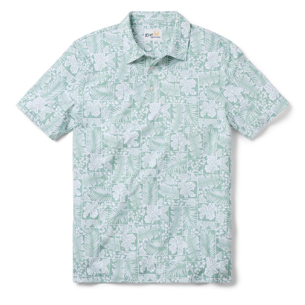 Reyn Spooner FLORAL FRAMES PERFORMANCE POLO