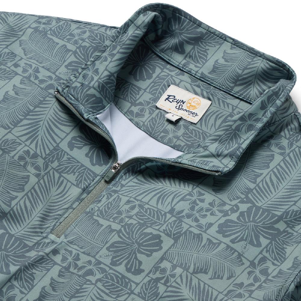 Reyn Spooner FLORAL FRAMES PERFORMANCE QUARTER ZIP