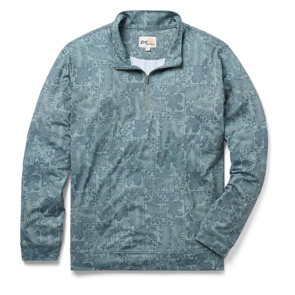 reyn spooner FLORAL FRAMES PERFORMANCE QUARTER ZIP