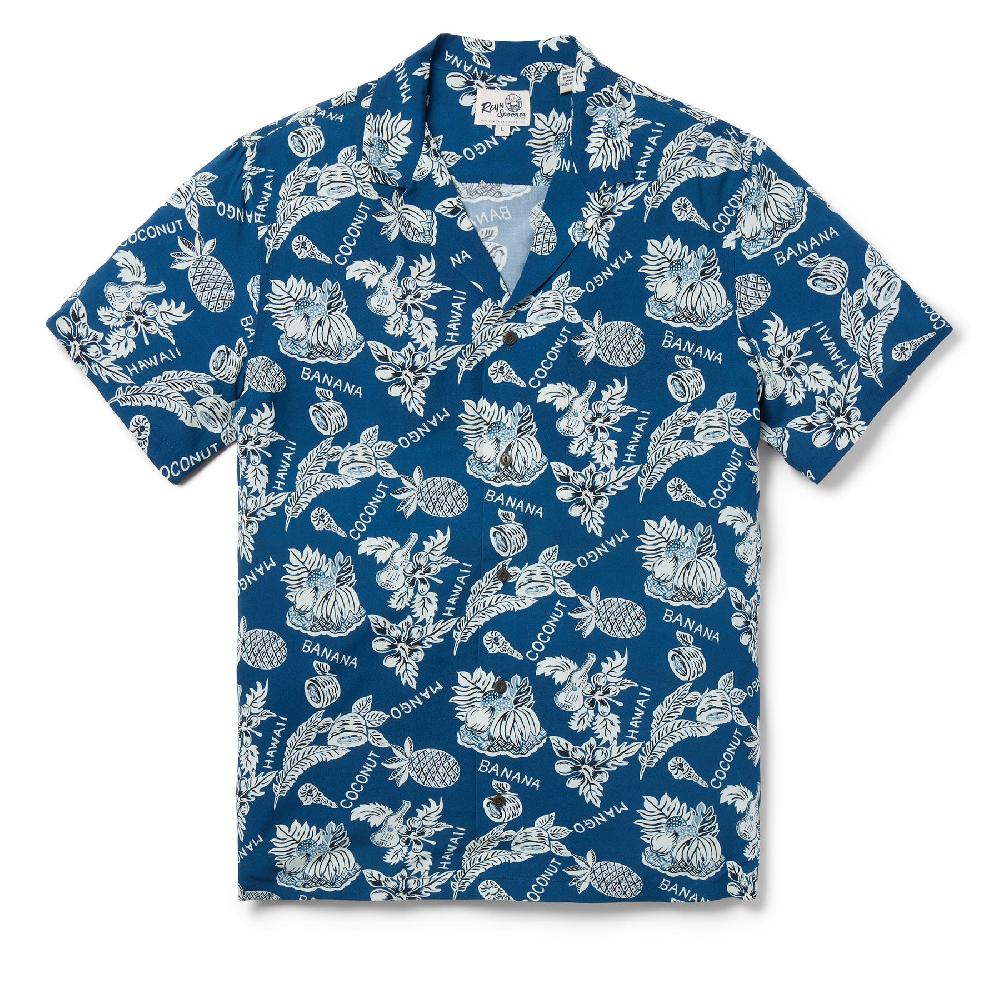 reyn spooner FRUITS OF THE ISLAND CAMP SHIRT