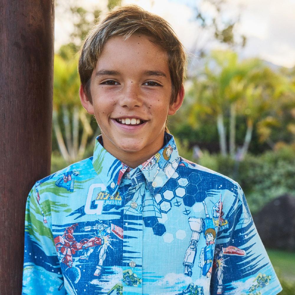 Reyn Spooner GUNDAM YOUTH SHIRT