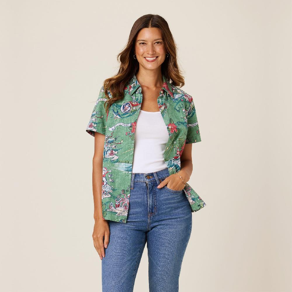 Reyn Spooner HAWAIIAN CHRISTMAS 2024 ABBY TOP