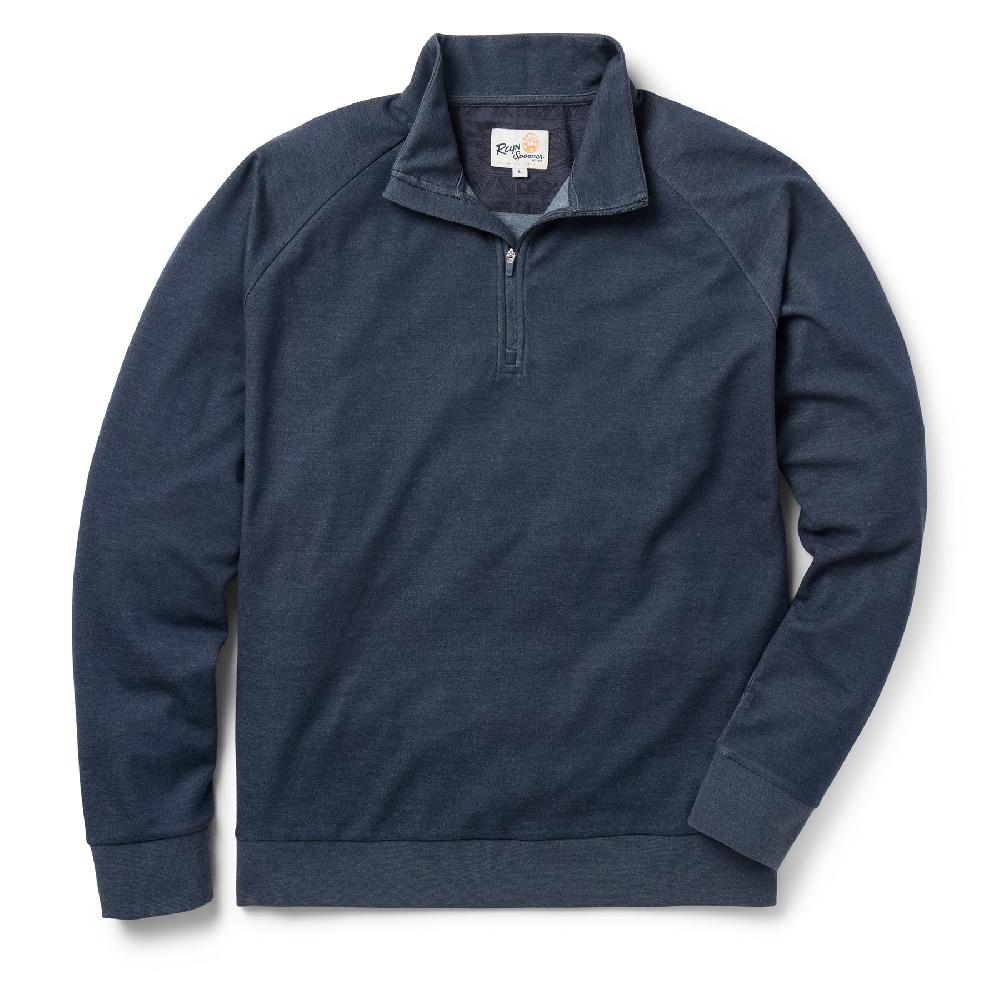 Reyn Spooner HEATHERED JERSEY QUARTER ZIP PULLOVER