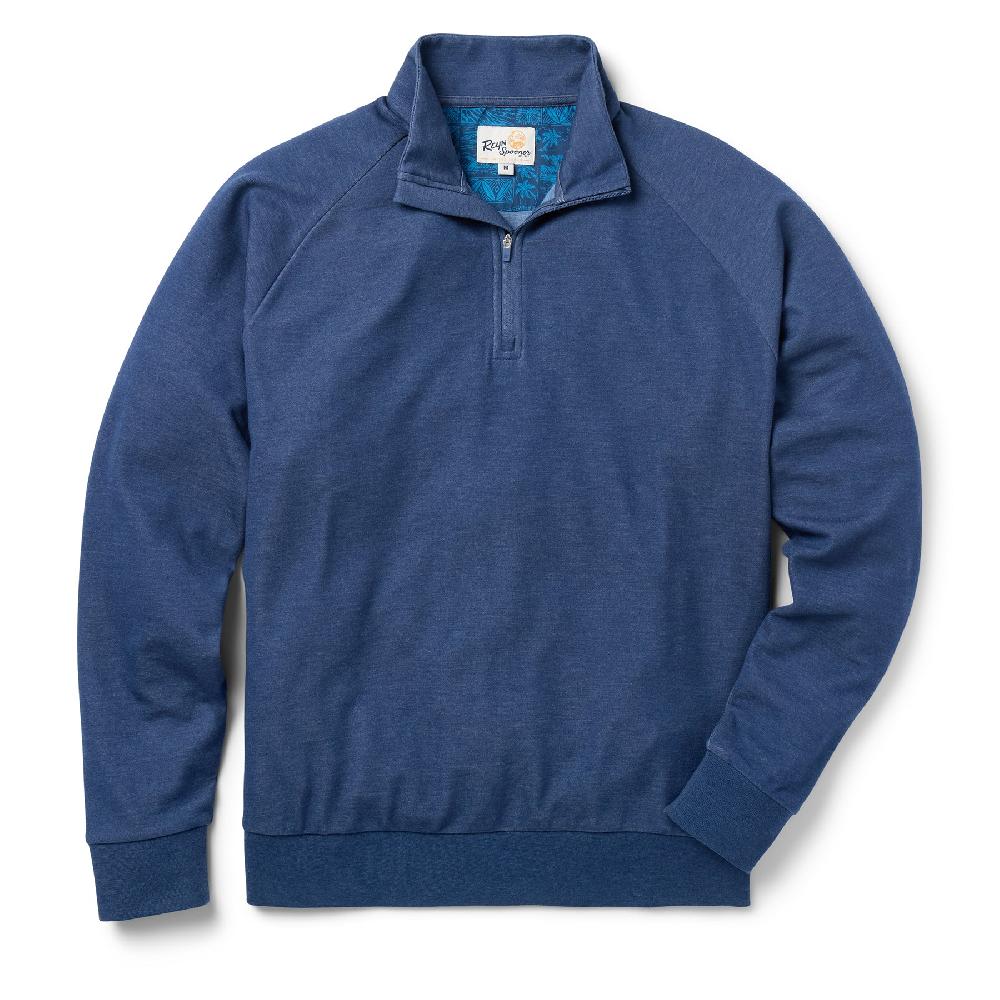 reyn spooner HEATHERED JERSEY QUARTER ZIP PULLOVER