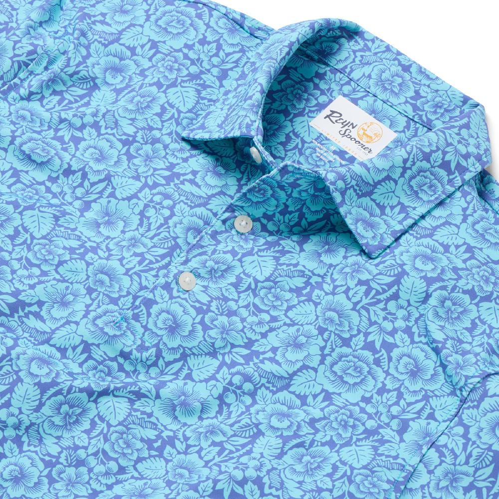 Reyn Spooner ISLAND BISCUS PERFORMANCE POLO