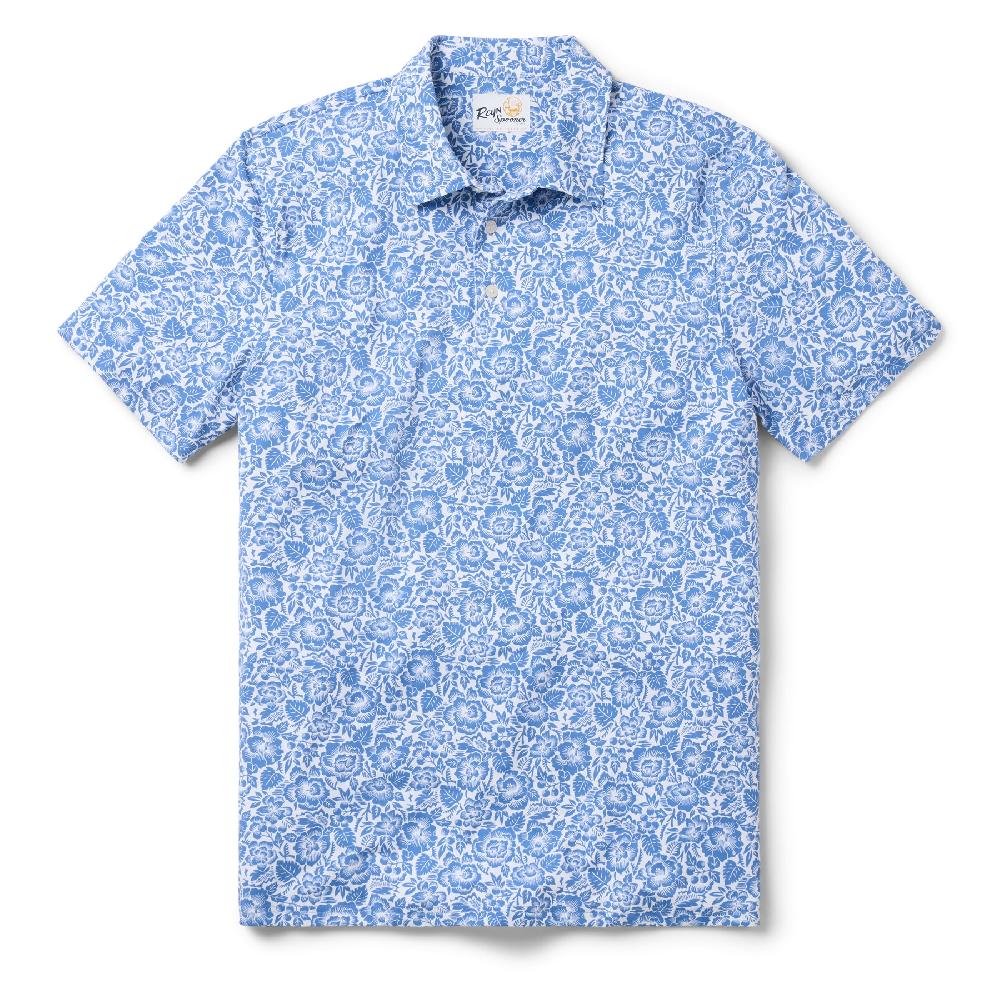 reyn spooner ISLAND BISCUS PERFORMANCE POLO