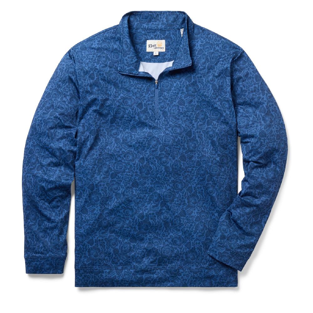 reyn spooner ISLAND BISCUS PERFORMANCE QUARTER ZIP